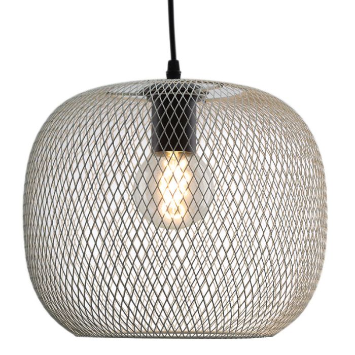 Industrial dining table hanging lamp grey, Emado