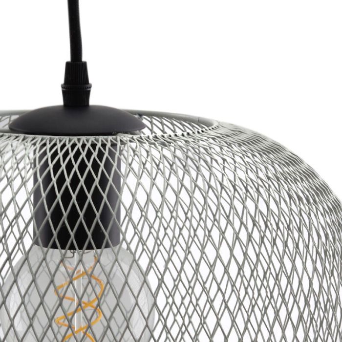 Industrial dining table hanging lamp grey, Emado