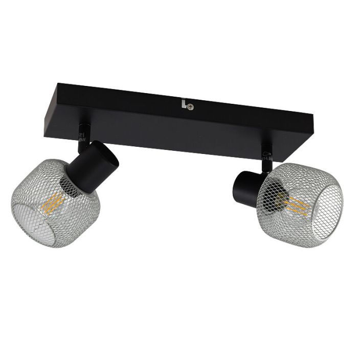 Industrial ceiling spotlight grey, Emado