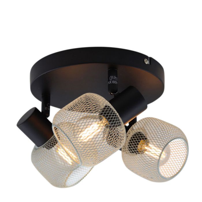 Industrial ceiling spotlight grey, Emado