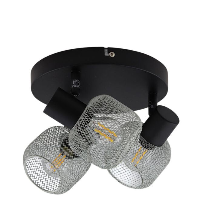 Industrial ceiling spotlight grey, Emado