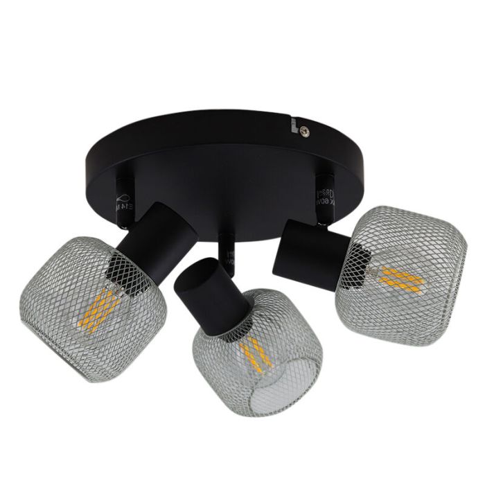 Industrial ceiling spotlight grey, Emado