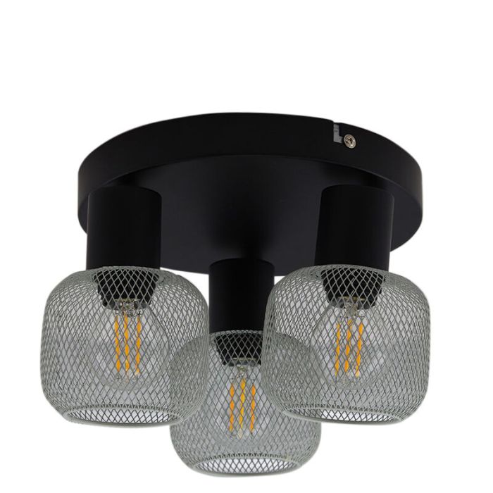 Industrial ceiling spotlight grey, Emado