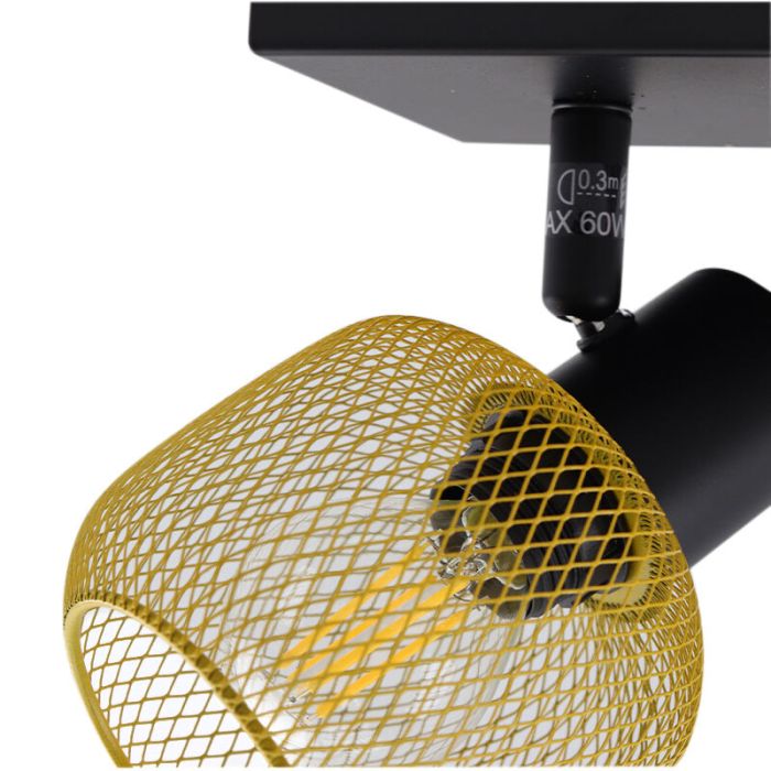 Industrial ceiling spotlight yellow, Emado