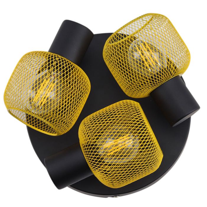 Industrial ceiling spotlight yellow, Emado