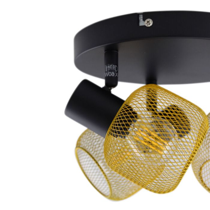 Industrial ceiling spotlight yellow, Emado