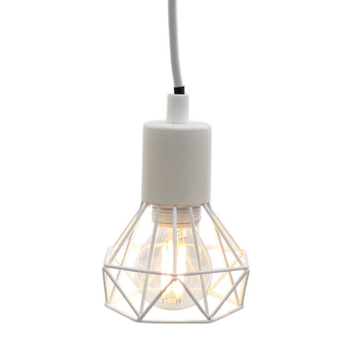 Industrial 1 phase track lighting spotlight white, Jaylano