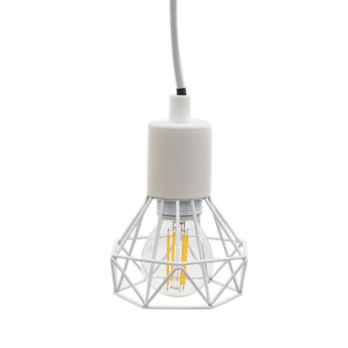 Industrial 1 phase track lighting spotlight white, Jaylano