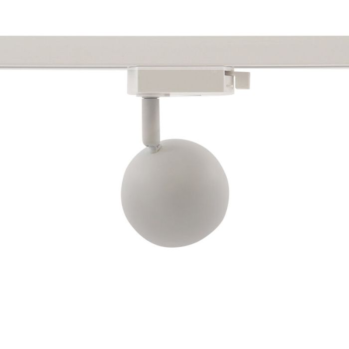 1M white 1 phase track lighting system + 3 Alco track spots