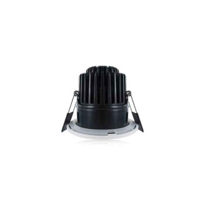 Glass downlight white, Rexe, 9W, 3000K LED, IP65