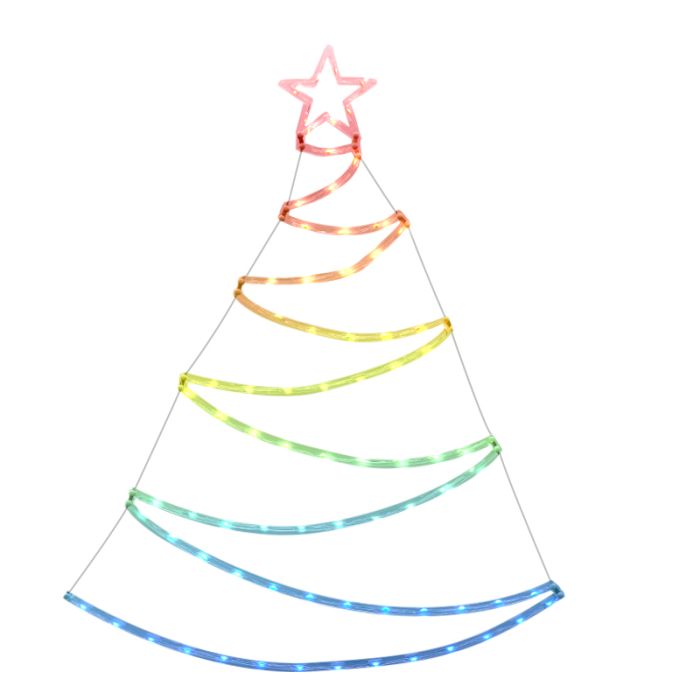 Illuminated Christmas tree RGB