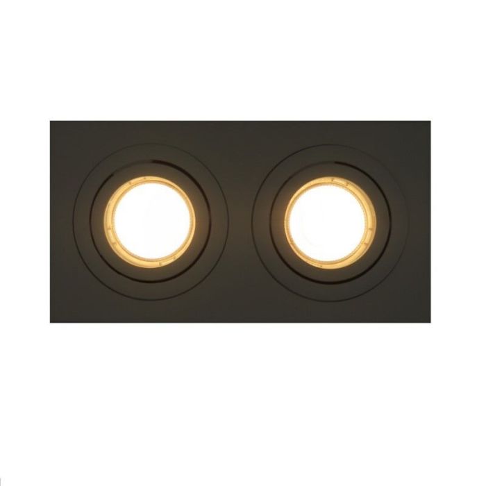 Aluminium recessed light white, Heido