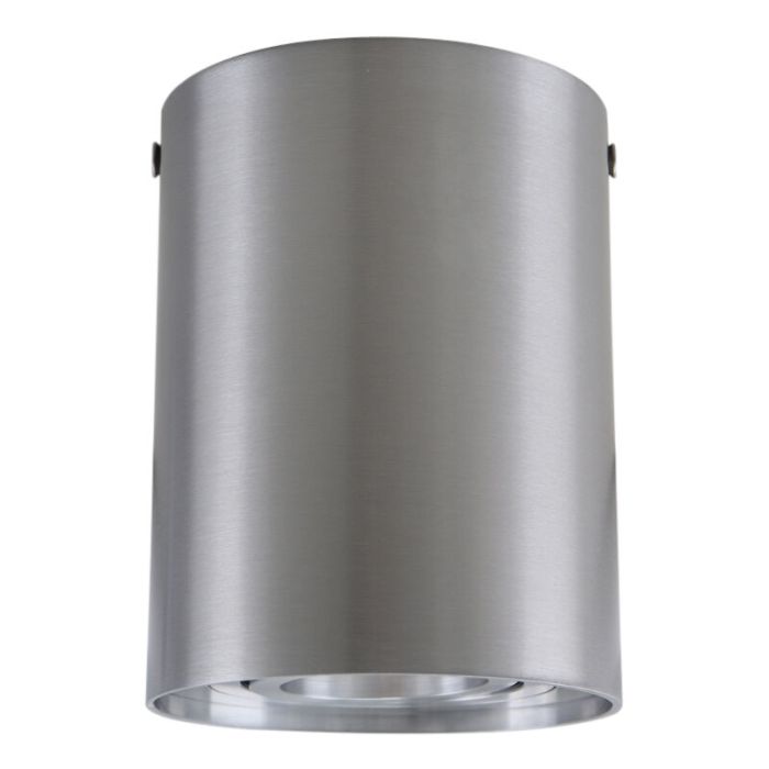 Modern surface mounted downlight silver, Onno