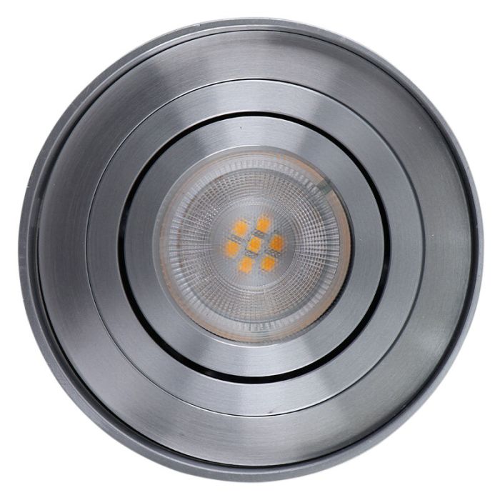 Modern surface mounted downlight silver, Onno