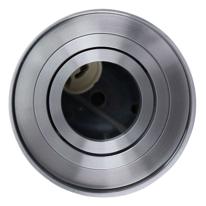 Modern surface mounted downlight silver, Onno