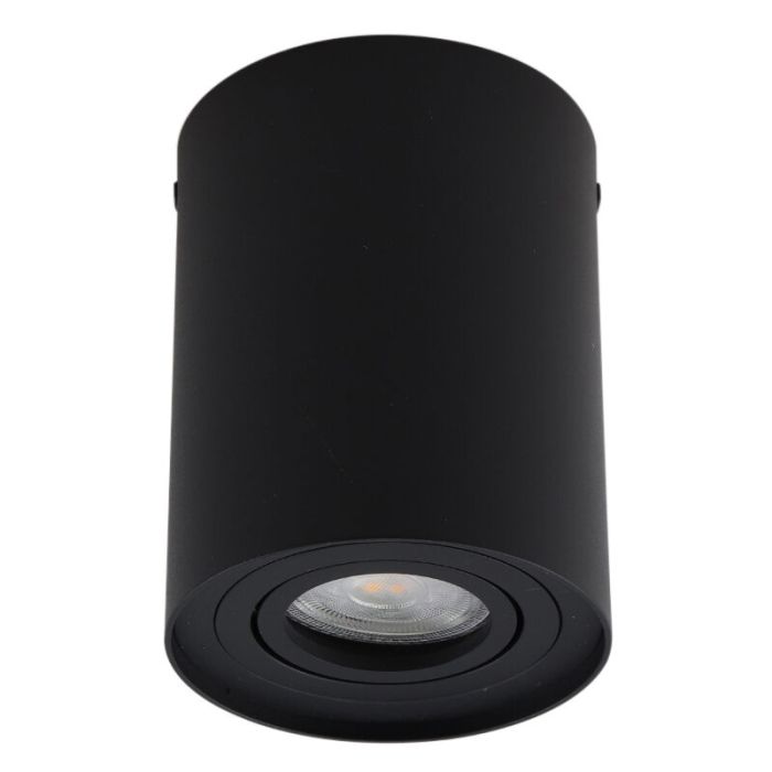 Modern surface mounted downlight black, Onno