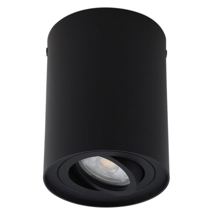 Modern surface mounted downlight black, Onno