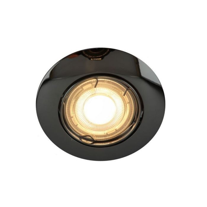 Aluminium recessed light chrome, Rudo