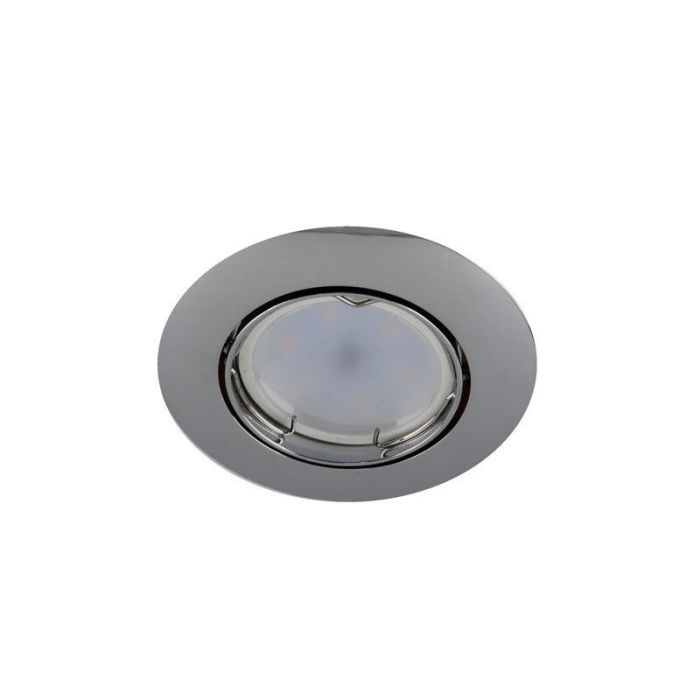 Aluminium recessed light chrome, Rudo