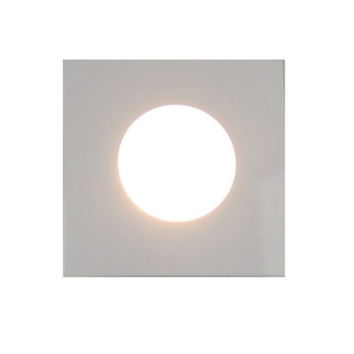 Aluminium bathroom recessed downlight white, Pelle, IP44