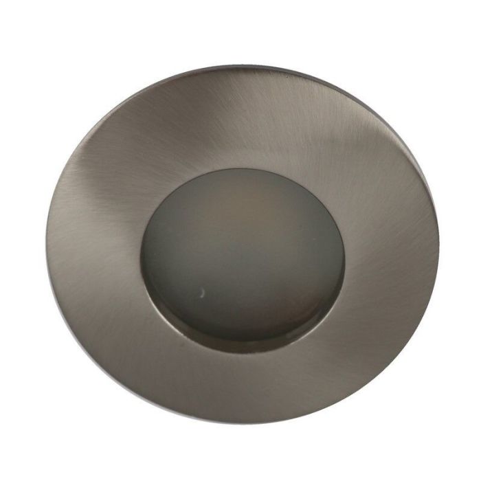 Aluminium bathroom recessed downlight chrome, Pierre, IP44