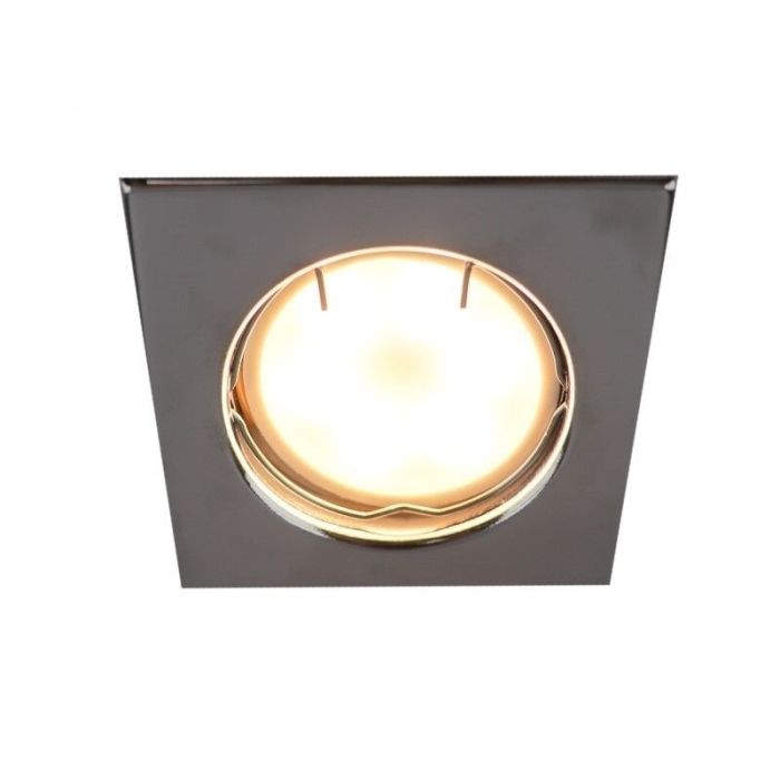 Metal recessed light chrome, Meco