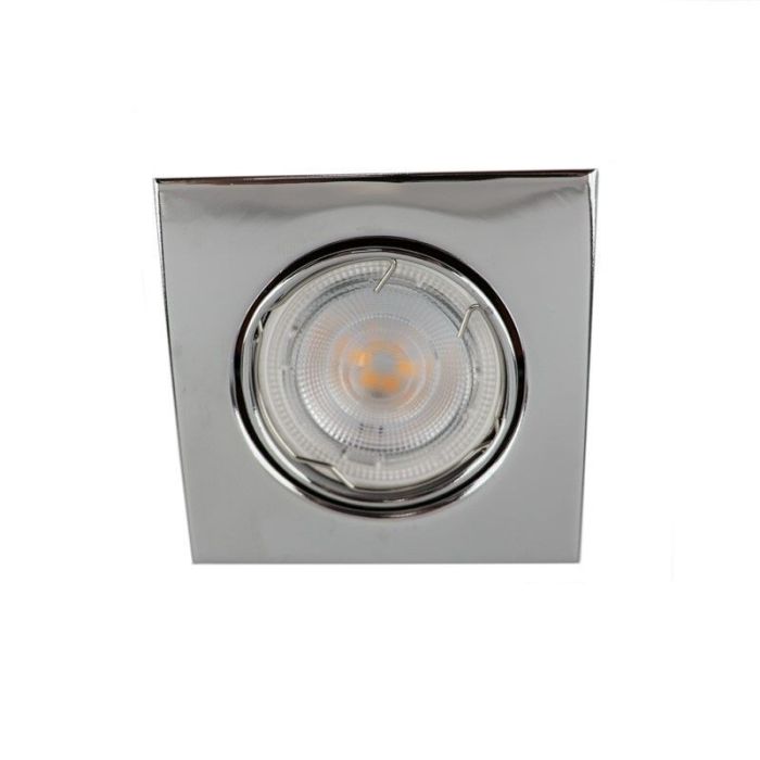 Metal recessed light chrome, Meco