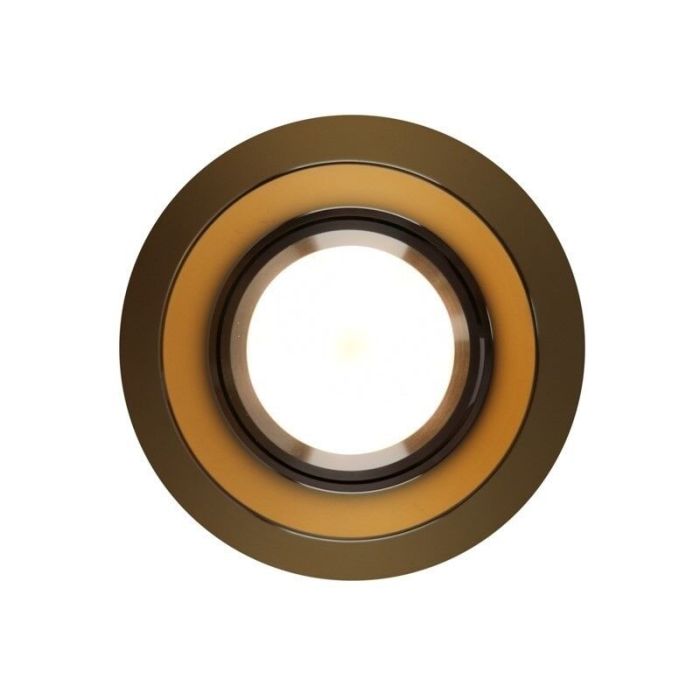 Aluminium recessed light gold, Tycho