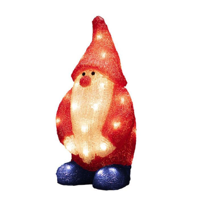 Red Christmas 3d Christmas figure acrylic, Kerstman, 2W, 4000K LED, IP44