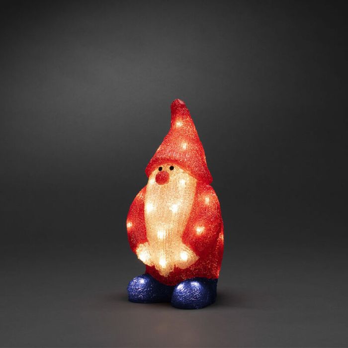Red Christmas 3d Christmas figure acrylic, Kerstman, 2W, 4000K LED, IP44