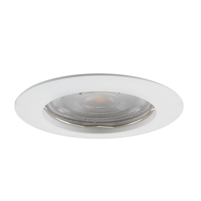 Aluminium recessed light white, Agata