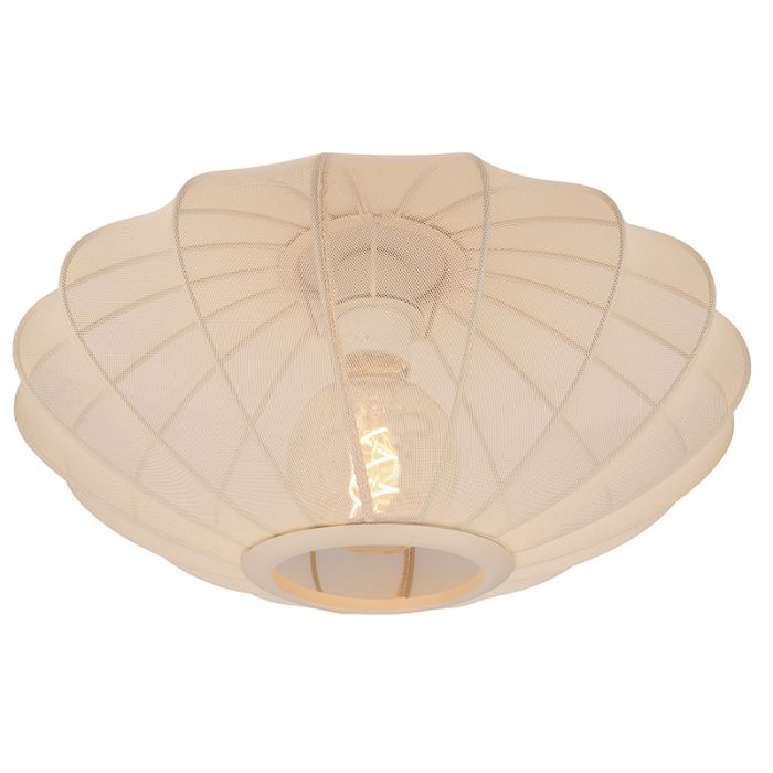 Beige flush ceiling light modern, Corina