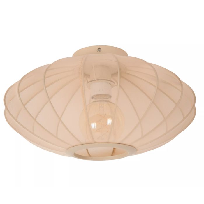 Beige flush ceiling light modern, Corina