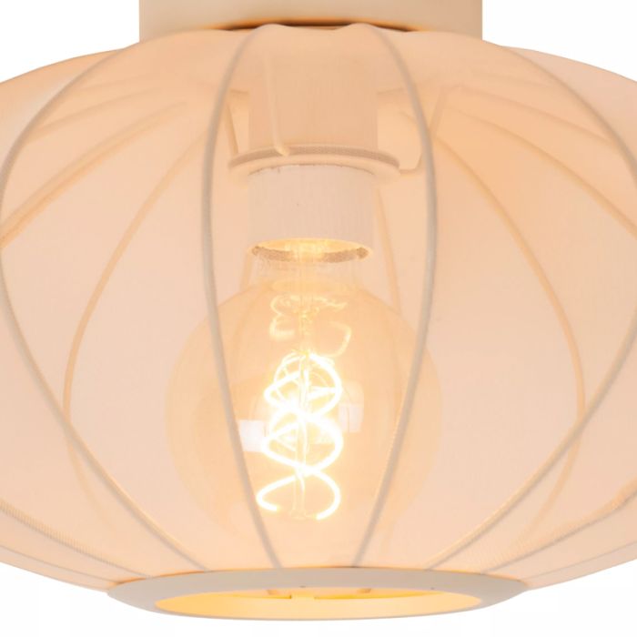 Beige flush ceiling light modern, Corina