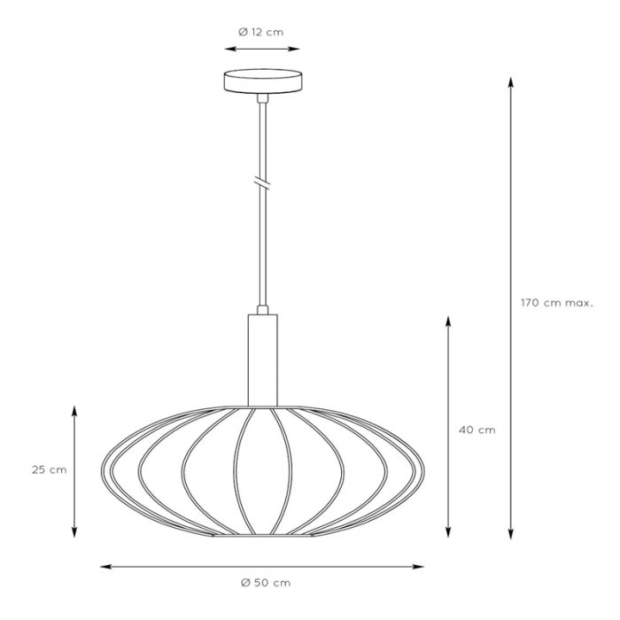 Beige pendant light modern, Corina