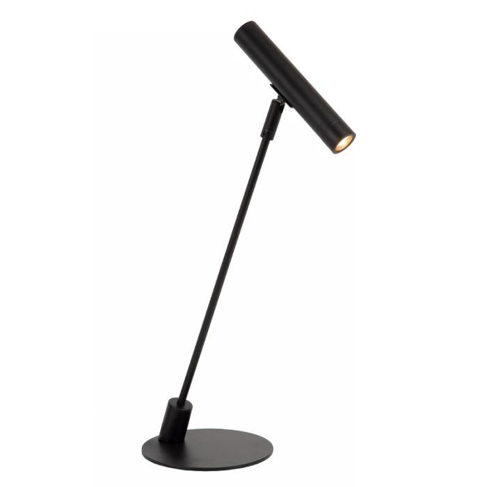 Black table lamp modern, Alec, with switch