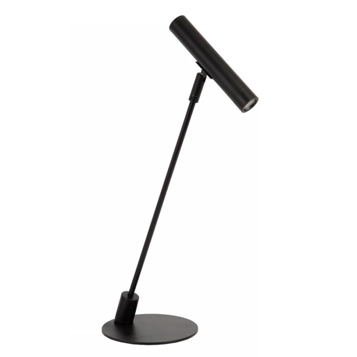 Black table lamp modern, Alec, with switch