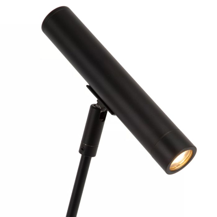 Black table lamp modern, Alec, with switch