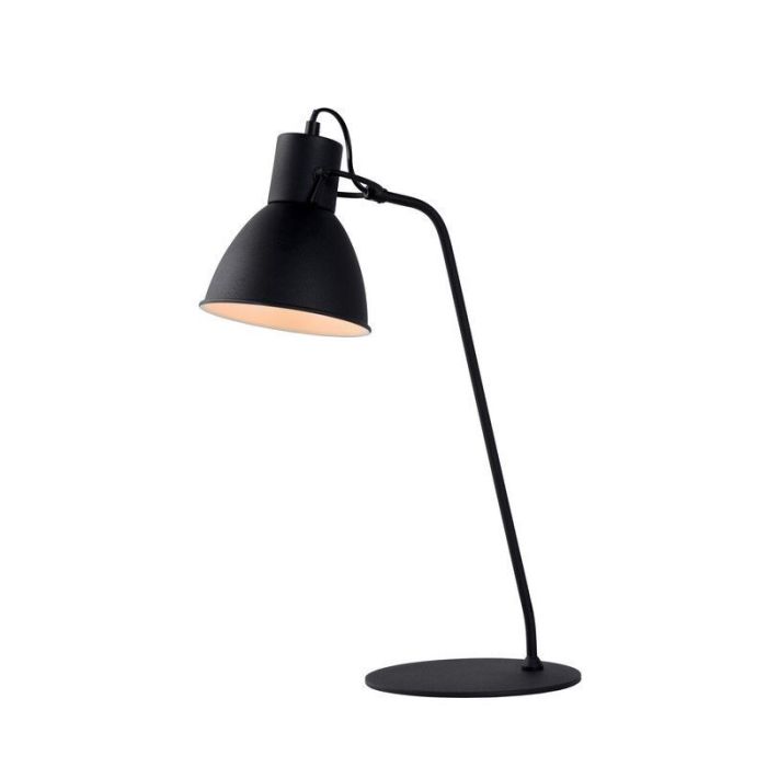 Black desk lamp modern, Shadi, with switch