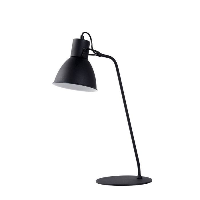 Black desk lamp modern, Shadi, with switch