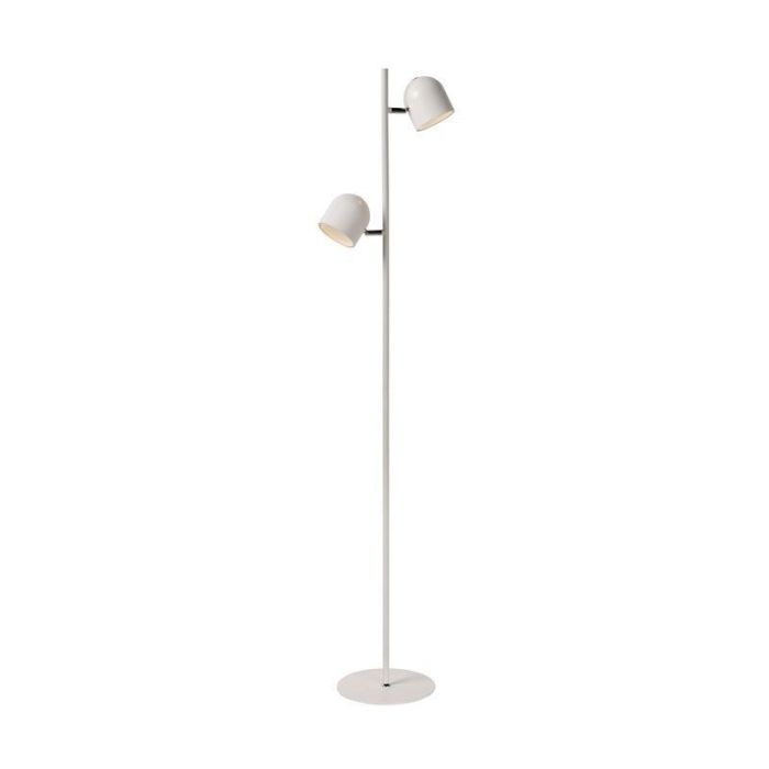 White floor lamp modern, Skanska, 5W, 2700K LED, with touch dimmer