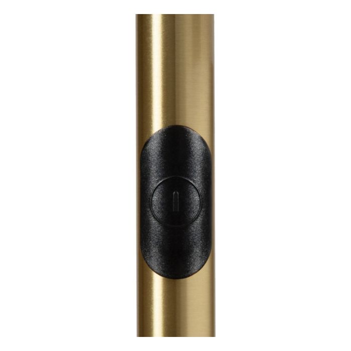 Brass floor lamp modern, Celeste, 21W, 2700K LED, with touch dimmer