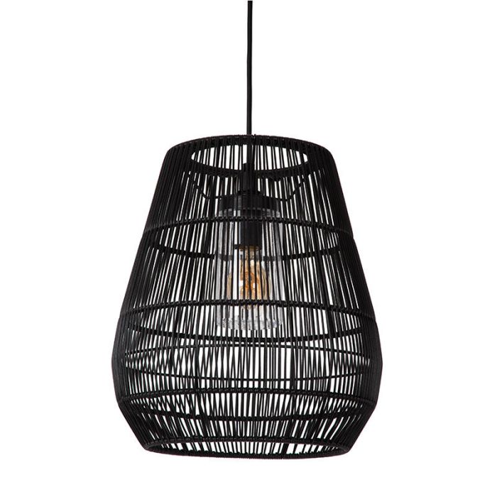 Black outdoor light rustic, Nerida, IP44