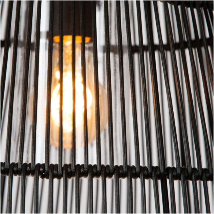 Black outdoor light rustic, Nerida, IP44