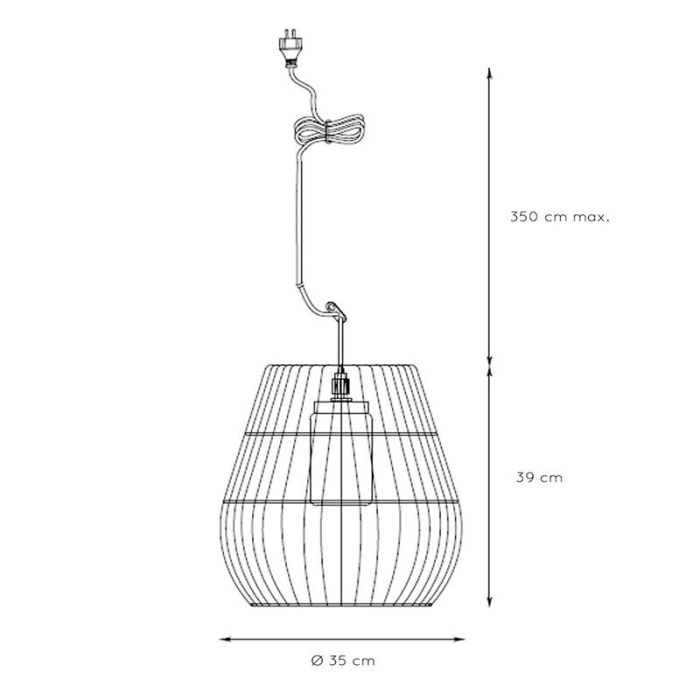 Black outdoor light rustic, Nerida, IP44