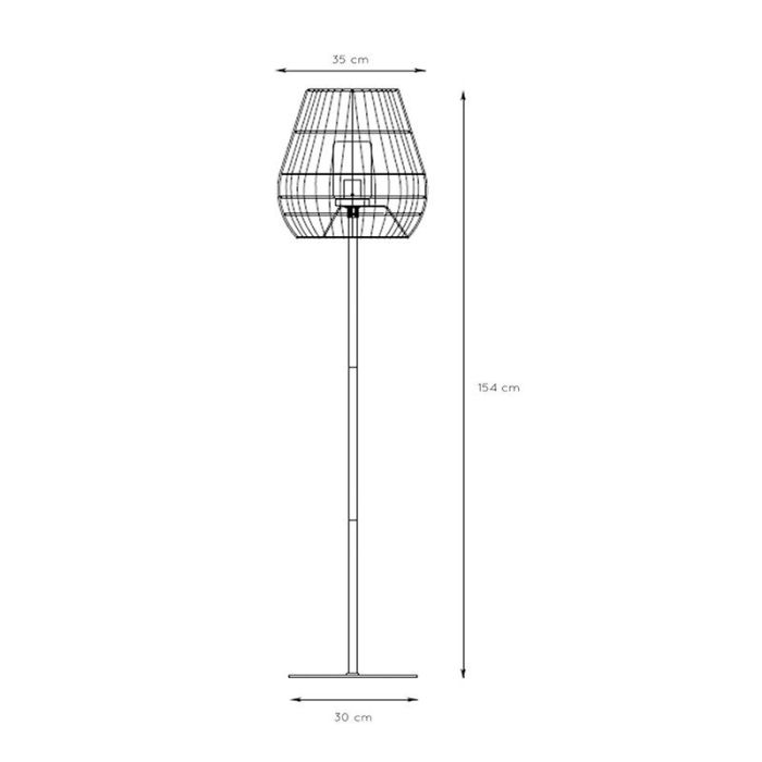 Black outdoor light rustic, Nerida, IP44