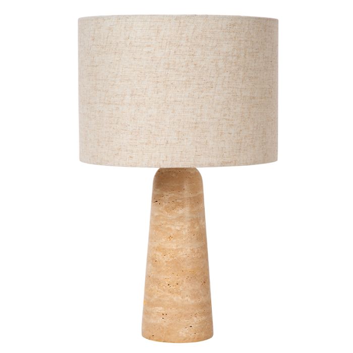Beige table lamp modern, Nimue, with switch