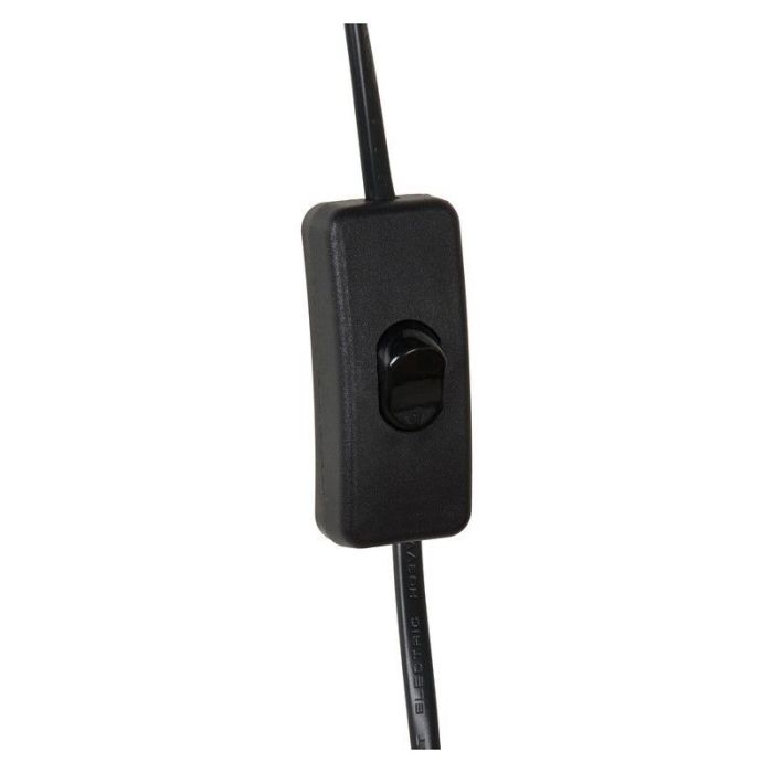Black wall light modern, Sebo, with switch
