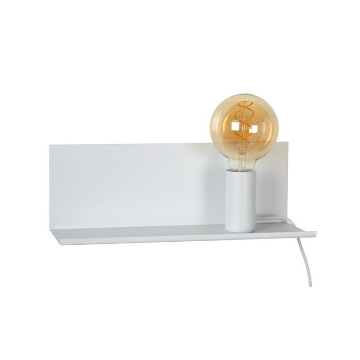 White wall light modern, Sebo, with switch