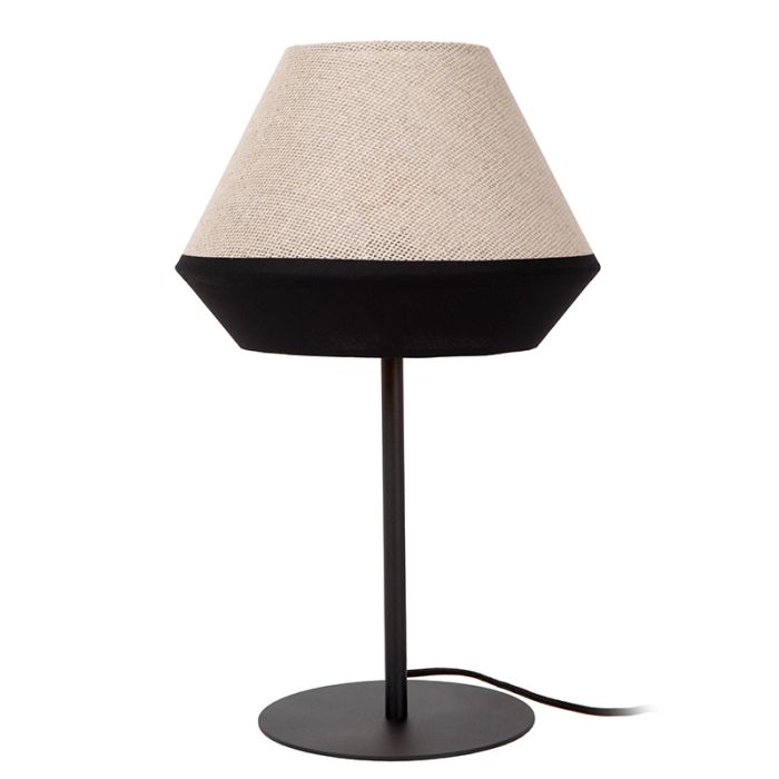 Beige table lamp modern, Kala, with switch